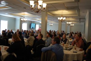 Huge crowd seated at the Onward NRV Spring luncheon