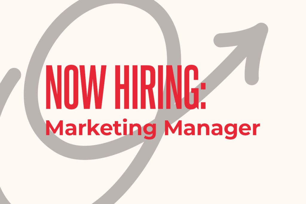 Onward NRV is Hiring: Marketing Manager