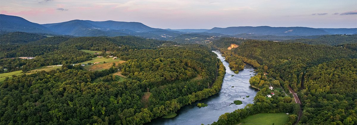 View of a river and mountains