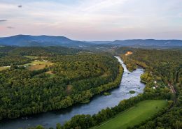 View of a river and mountains