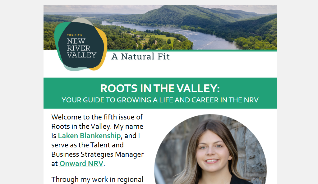 Roots in The Valley Talent Newsletter