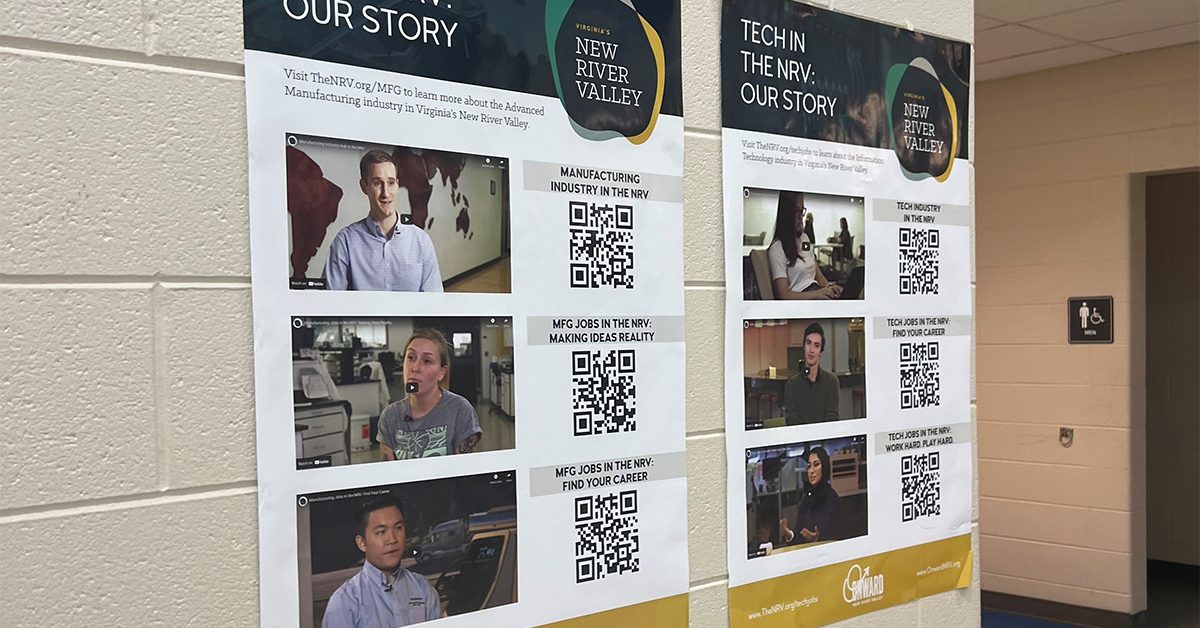Onward NRV Posters Promote Tech and Manufacturing Jobs to Students