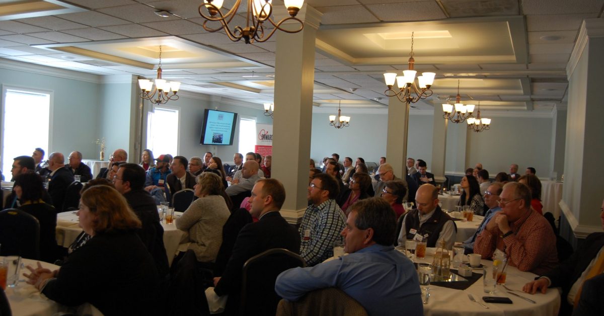 Huge crowd seated at the Onward NRV Spring luncheon