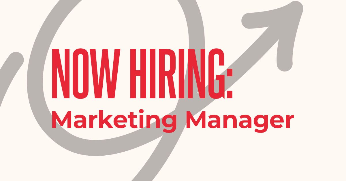 Onward NRV is Hiring: Marketing Manager