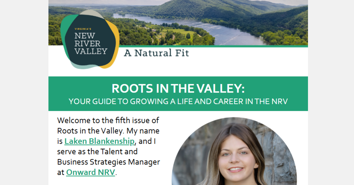 Roots in The Valley Talent Newsletter